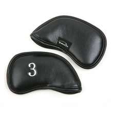 Load image into Gallery viewer, Intech 12-Piece Thick Synthetic Leather Golf Iron Headcover Set with Magnetic Closure
